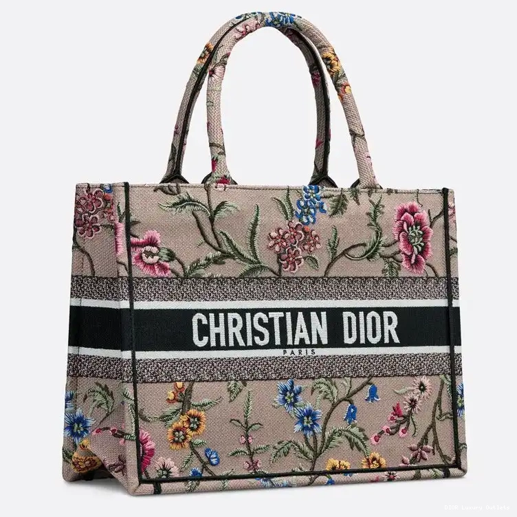Cheap Dior Fleurs Petites Pink Tote Book Motif Canvas 0613 Luxury